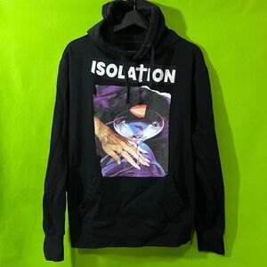 Kali Uchis Isolation Album Merch Hoodie Black Graphic Sweatshirt Mens Large